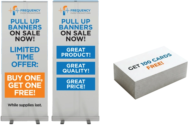 Pull Up Banner Offer